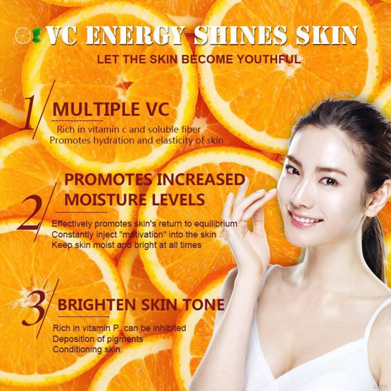 Àng mới về] Serum vitamin C/ Hyaluronic Acid dưỡng ẩm loại bỏ tàn nhang và đốm đen trên mặt