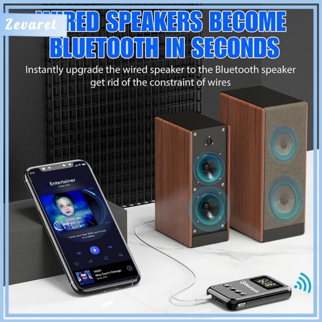 Thiết Bị Truyền Nhận Tín Hiệu Bluetooth 5.0 Zevaret K6 Jack Cắm 3.5mm Cho Tv Máy Tính