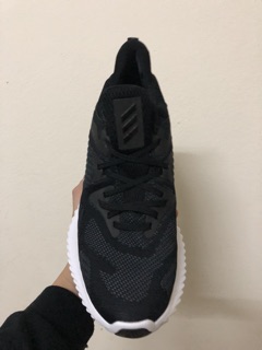 Ảnh thật GIÀY THỂ THAO Alphabounce Đen trắng