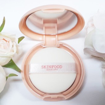 Phấn Phủ Nén Kiềm Dầu ​Skinfood Peach Cotton Pore Blur Pact​ 4g