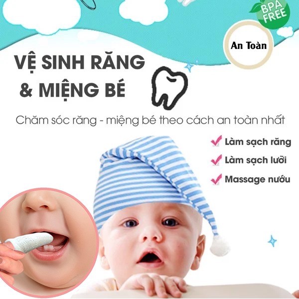 Gạc Rơ Lưỡi Trẻ Em Tiệt Trùng - Tiêu Chuẩn Xuất Nhật, An Toàn, Sạch Sẽ, Tiện Dụng Cho Mẹ - Kingler 7040