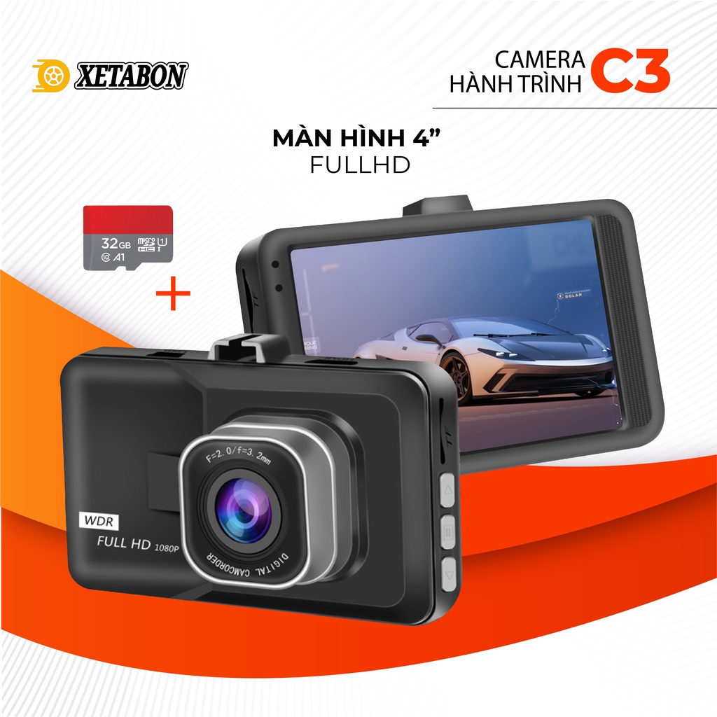 (Tặng thẻ nhớ 32 GB)Camera Hành Trình ô tô Vehicle BlackBOX Full HD, Cam hành trình1 ĐỔI 1 TRONG 1 năm BẢO HÀNH 5 NĂM