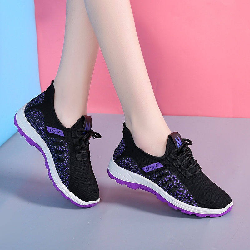 Giày sneaker thể thao nữ buộc dây siêu nhẹ Thegioigiay V223
