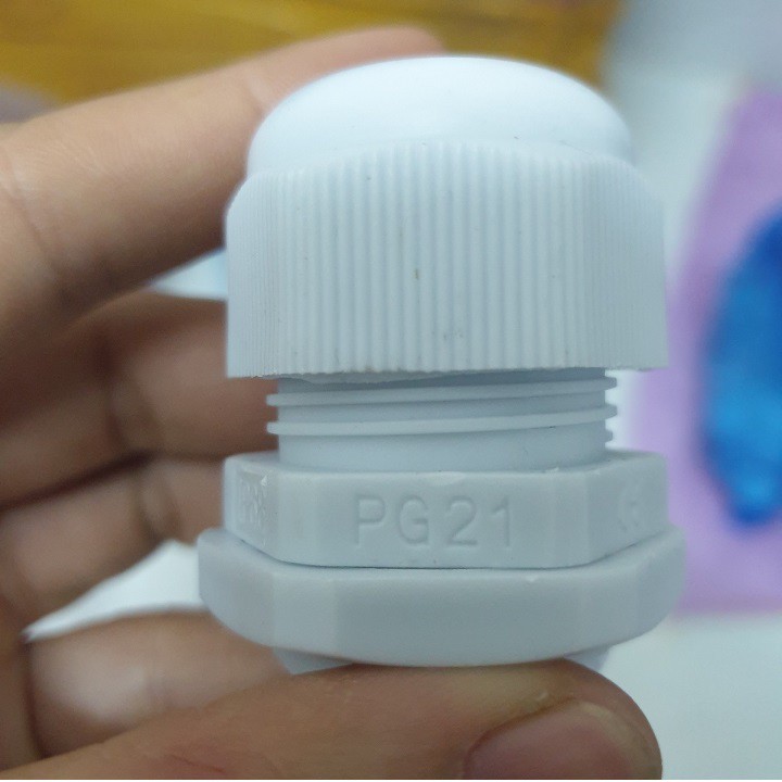 Ốc siết cáp PG29 màu trắng, màu đen