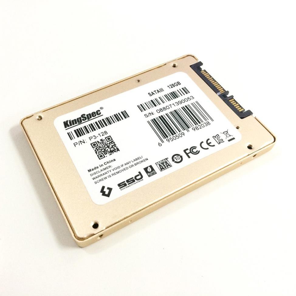 Ổ cứng SSD 128gb Kingspec P3-128 2.5 Sata 3 [FREESHIP Đơn Từ 150K] Hàng chính hãng Mai Hoàng Bảo Hành 36 Tháng