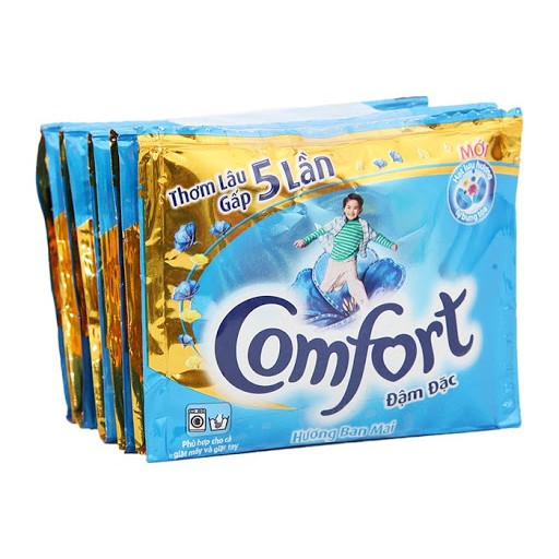 Dây 10 gói nước xả vải Comfort (Giao ngẫu nhiên)