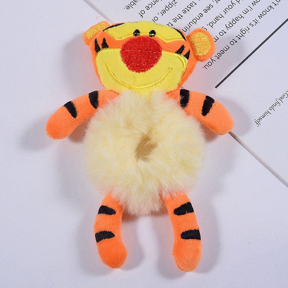 Dây Buộc Tóc Hình Thỏ / Mèo Nhồi Bông Dễ Thương Cho Bé Gái AARON1