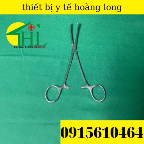 Panh Y Tế, Panh Gắp Phẫu Thuật, Pen Kẹp Y Tế, Panh Cong Có Mấu 20cm - Hàng Pakistan