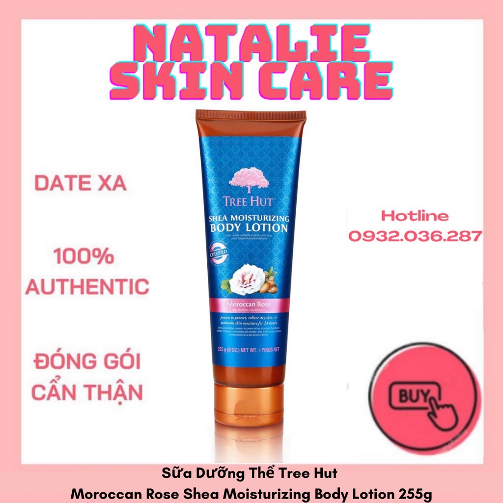 Sữa Dưỡng Thể Tree Hut - Moroccan Rose Shea Moisturizing Body Lotion 255g