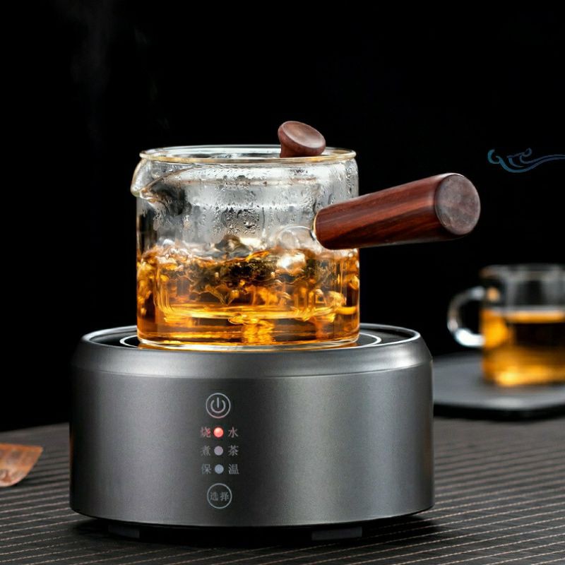 Ấm thủy tinh đun trực tiếp trên bếp điện bếp hồng ngoại 500 ml