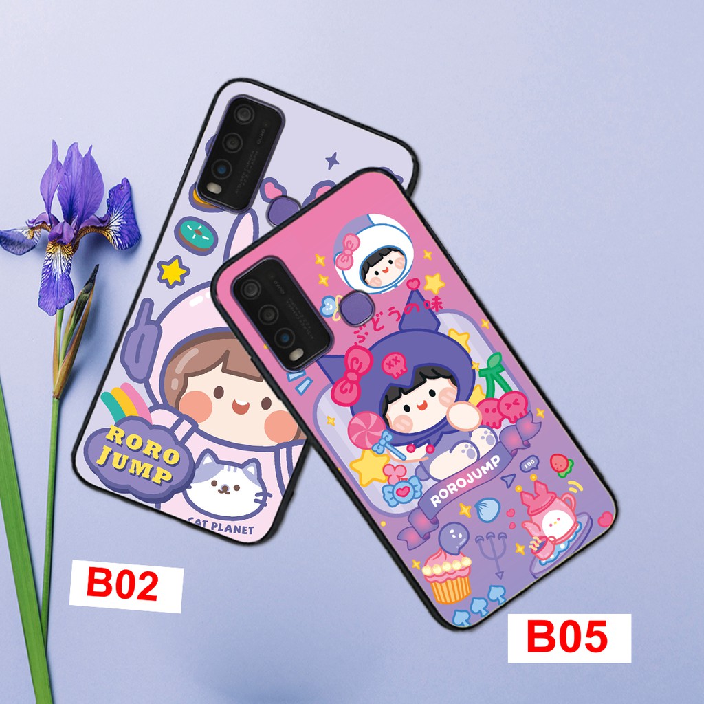 [FREESHIP] ỐP LƯNG VIVO Y30 -VIVO Y50 NHIỀU MẪU CÔ BÉ JUMP RORO ĐẸP CUTE