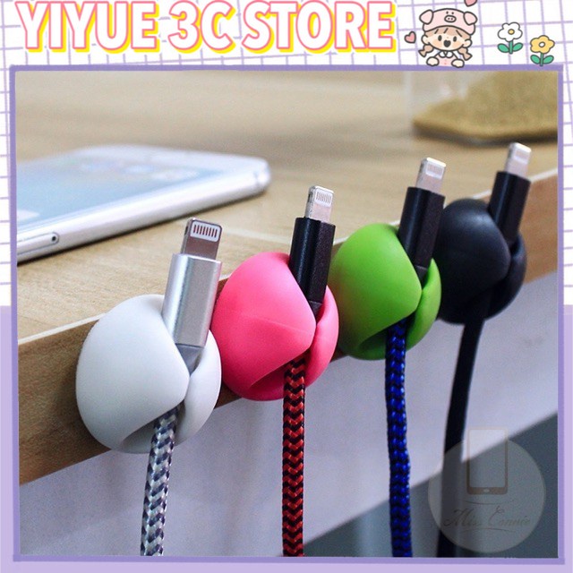 Dụng Cụ Quấn Dây Cáp Sạc USB Đa Năng Bằng silicone