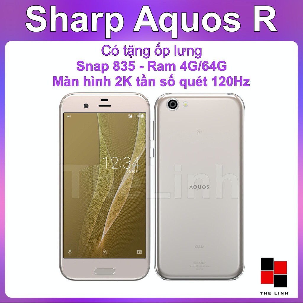 Điện thoại Sharp Aquos R  - Snap 835 Ram 4G 64G Màn 2K