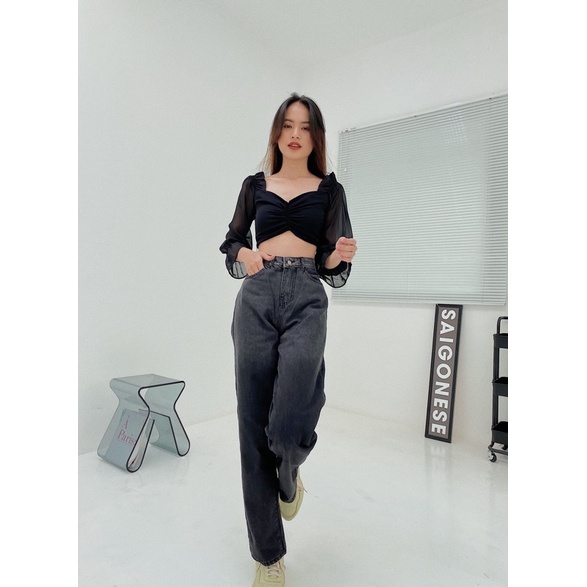 Quần jean ống rộng REVER CLOTHINGS Ombre Jeans