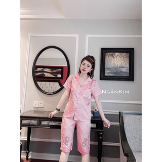 [Mã FATHANG5 giảm 10K đơn 50K] Bộ lụa cao cấp áo cộc quần ngố