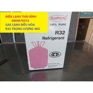 Gas lạnh điều hòa R410a SUPON 2.8KG, Môi chất lạnh R410a