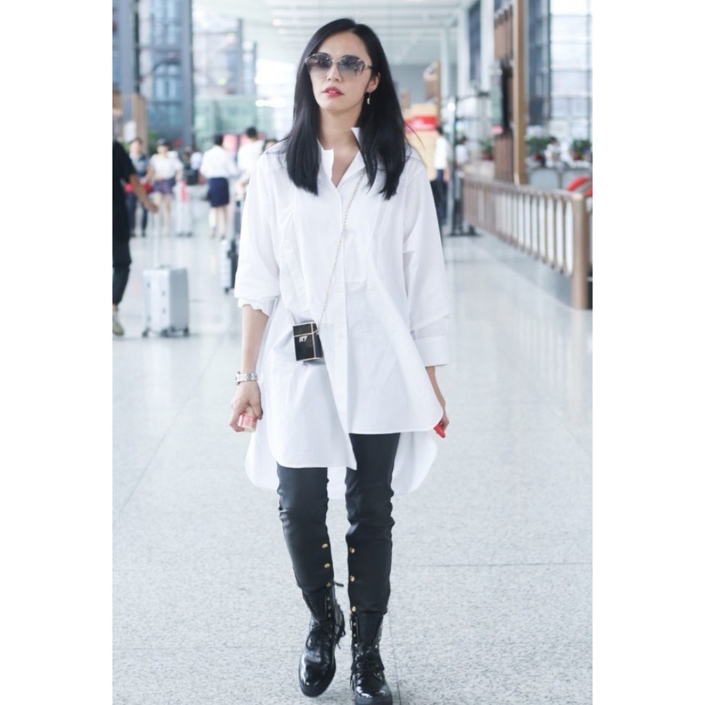 Combo áo si sơmi trắng Korea cho khách