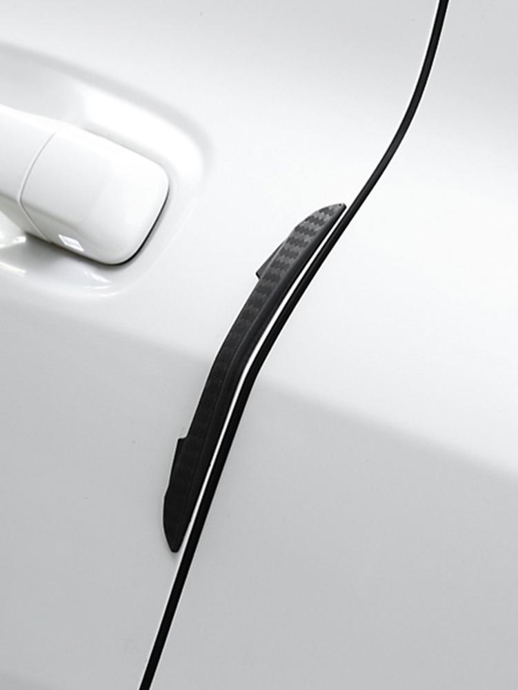 4PC Universal Car Door Side Anti-Collision Guard Protector Strip Car Door Handle Protector Cover