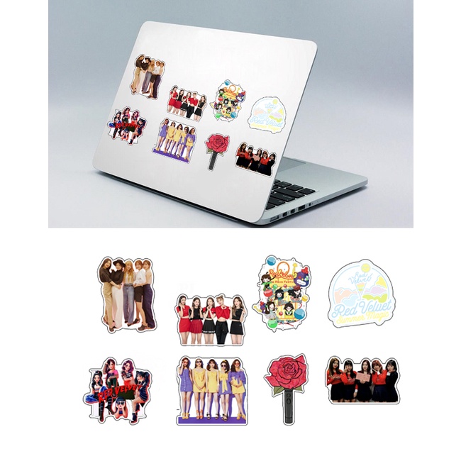 Sticker A3 GOT7 MAMAMOO ITZY RED VELVET S30T35 chống thấm nước idol kpop decal sticker dán laptop mũ bảo hiểm vali