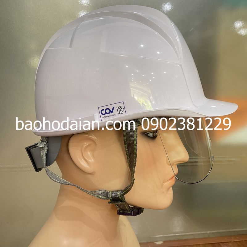 Nón bảo hộ lao động có kính Hàn Quốc COVD-H-0909251