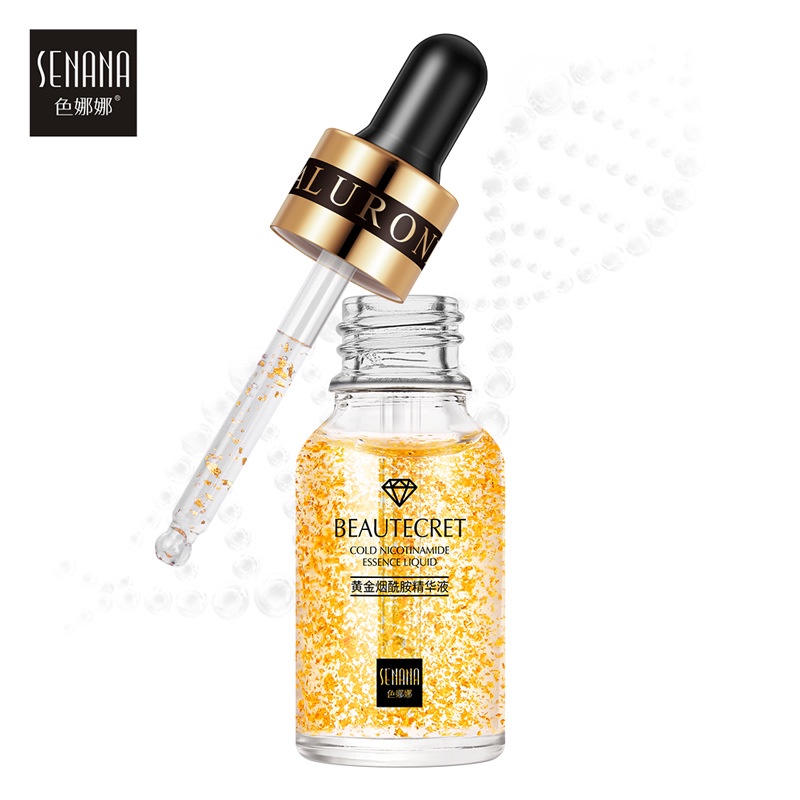 Tinh chất niacinamide SENANA vàng 24K dưỡng ẩm chống nếp nhăn làm săn chắc và trắng da