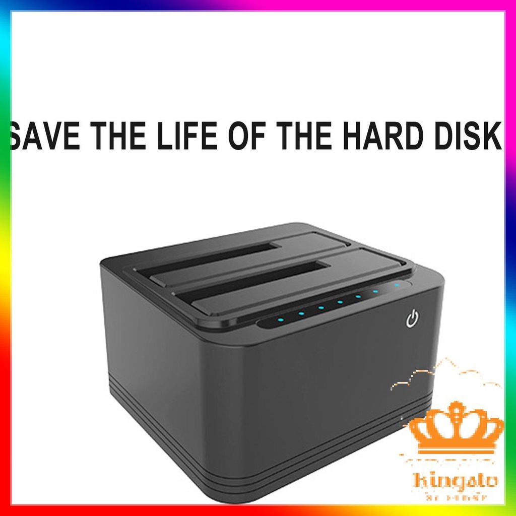 [Mới]Hard Drive Docking Station USB3.0 For HDD / SSD3.5 / 2.5 Inch SATA Hard Disk | BigBuy360 - bigbuy360.vn