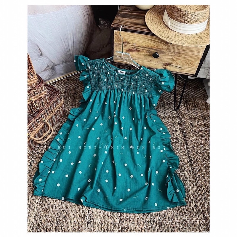 Váy babydoll vải đũi mềm dáng rộng S.0002 - N.G.N Design