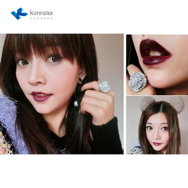 Style Purple Blue Black Lipstick Lip Gloss Makeup Red Moisturizing Goth Lipstick Rose Long Lasting