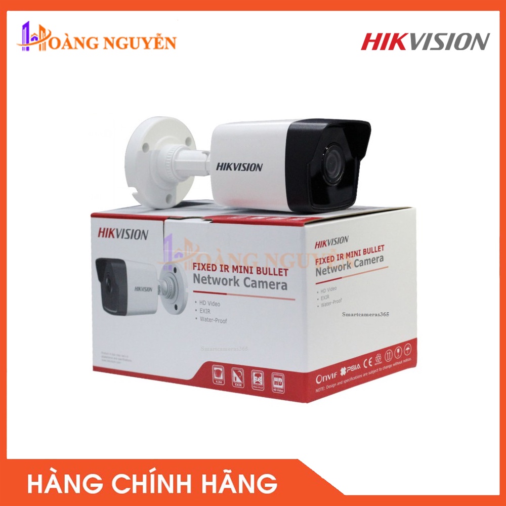 [NHÀ PHÂN PHỐI] Camera IP Hikvision DS-2CD1021-I 2MP - Hồng Ngoại 30m, Chống Nước Tốt IP67