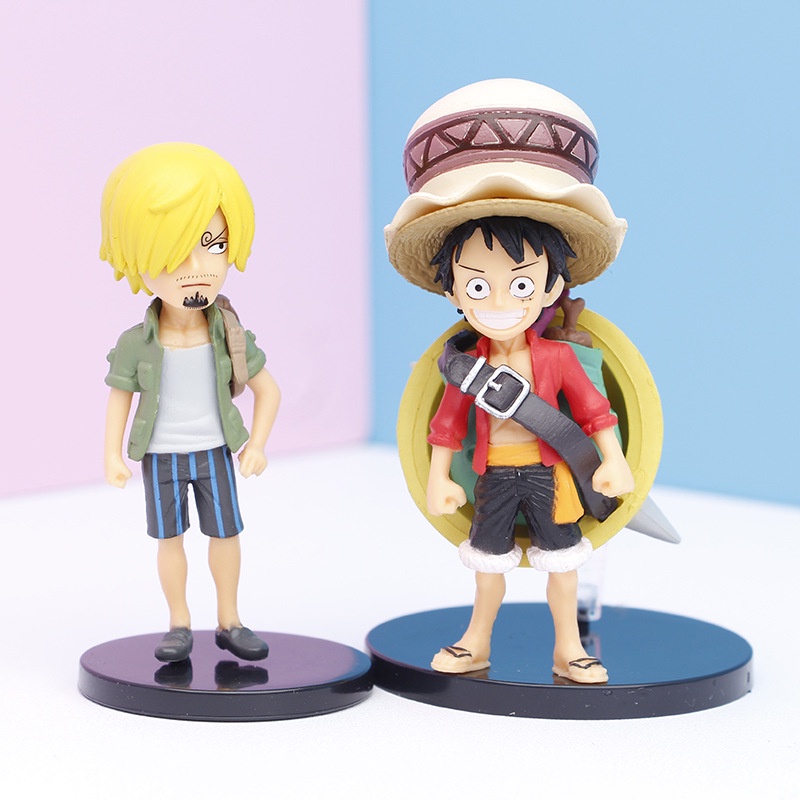 Ảnh thật kèm clip 🌟 Set 8 Mô Hình One Piece - Cao 7.5cm 🌟