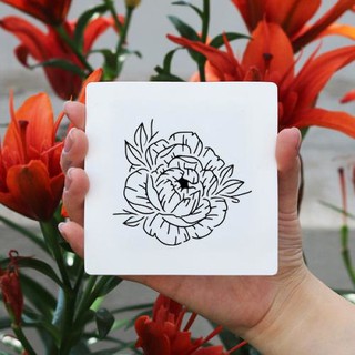 Khuôn decal hoa hồng