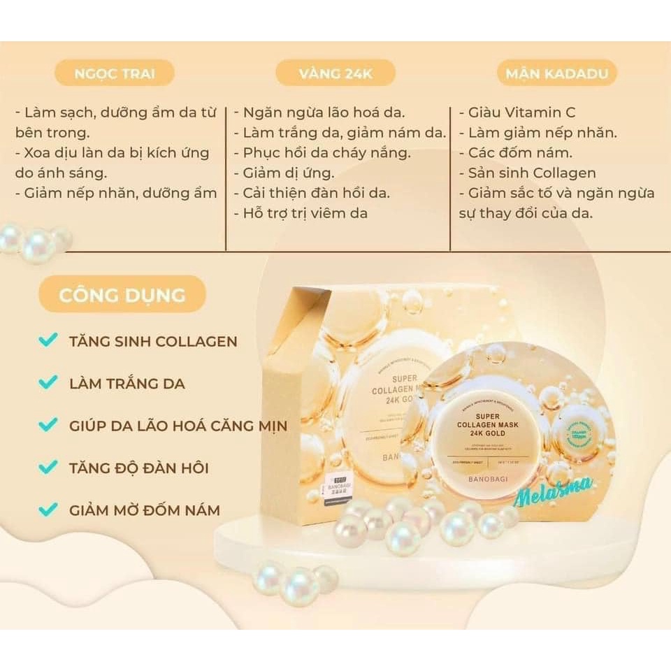 1 miếng nạ Mặt Nạ BANOBAGI