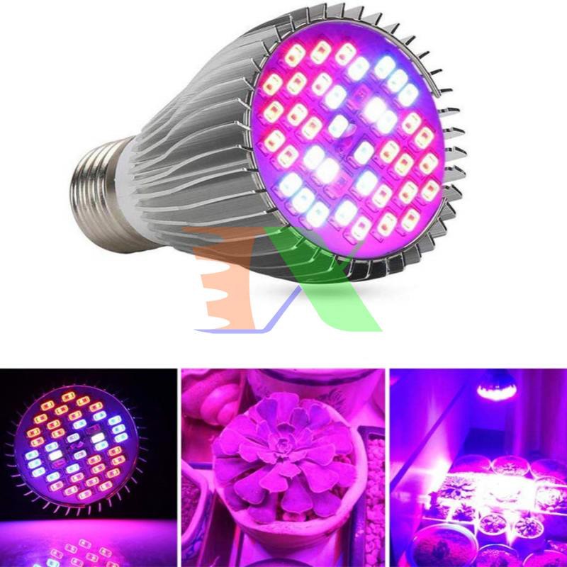 Đèn Led trồng cây, Đèn led trồng rau trong nhà, Led grow lights (30W, E27)