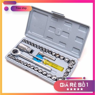 Bộ đồ nghề sửa chữa ô tô xe máy đa năng 40 món