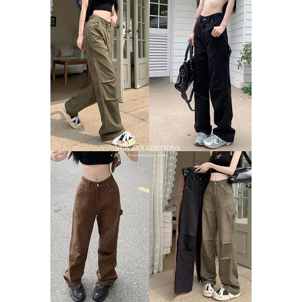 Quần Dài Ống Rộng Lưng Cao Phong Cách Mới Mùa Hè 63096