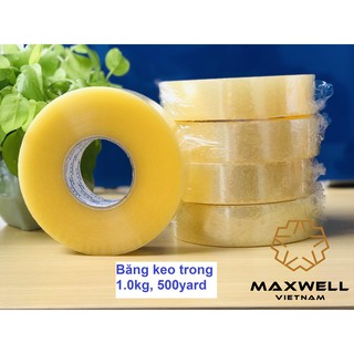 Băng Keo Trong 500Y Cuộn Lớn 1KG