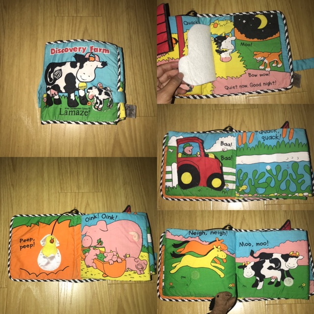 Sách vải Discovery farm- lamaze (đồ si tuyển)