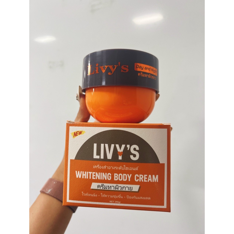 {Chính hãng} Kem body Livy cam Thái Lan mẫu mới