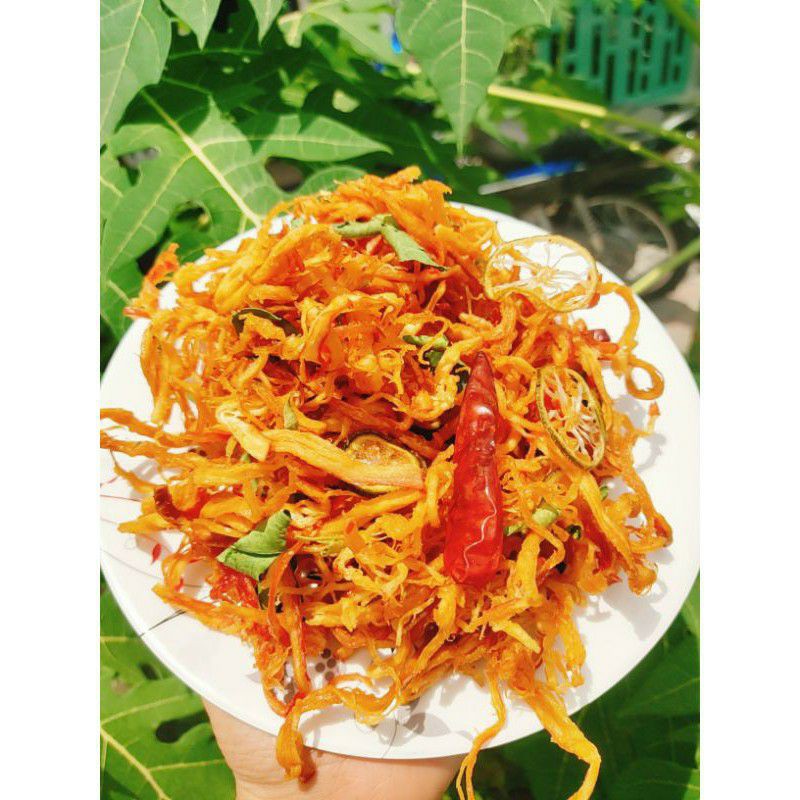 Mực xé sợi sốt tomyum 250gr