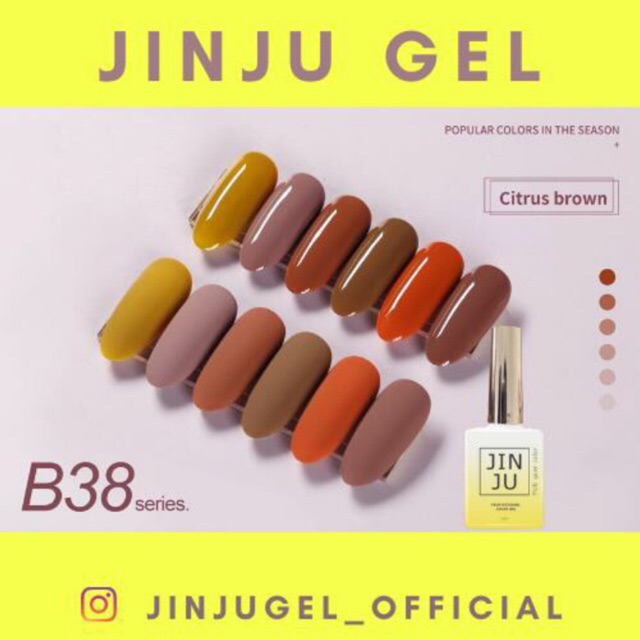 Sơn gel JINJU mã B38 chai 15ml.