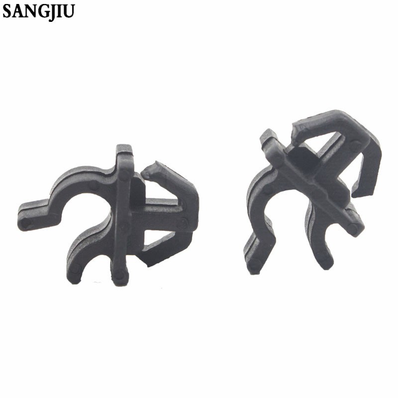 50 nắp nhựa hỗ trợ thanh dây kẹp chốt giữ màu đen cho Toyota