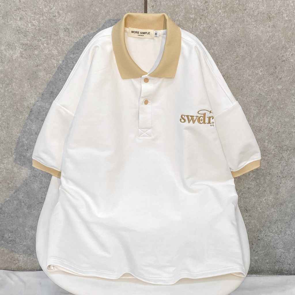 Áo POLO SWEEDER Nam Nữ Unisex form rộng - áo thun tay ngắn vải thun thoáng mát Phong Cách Ulzzang - GIDI