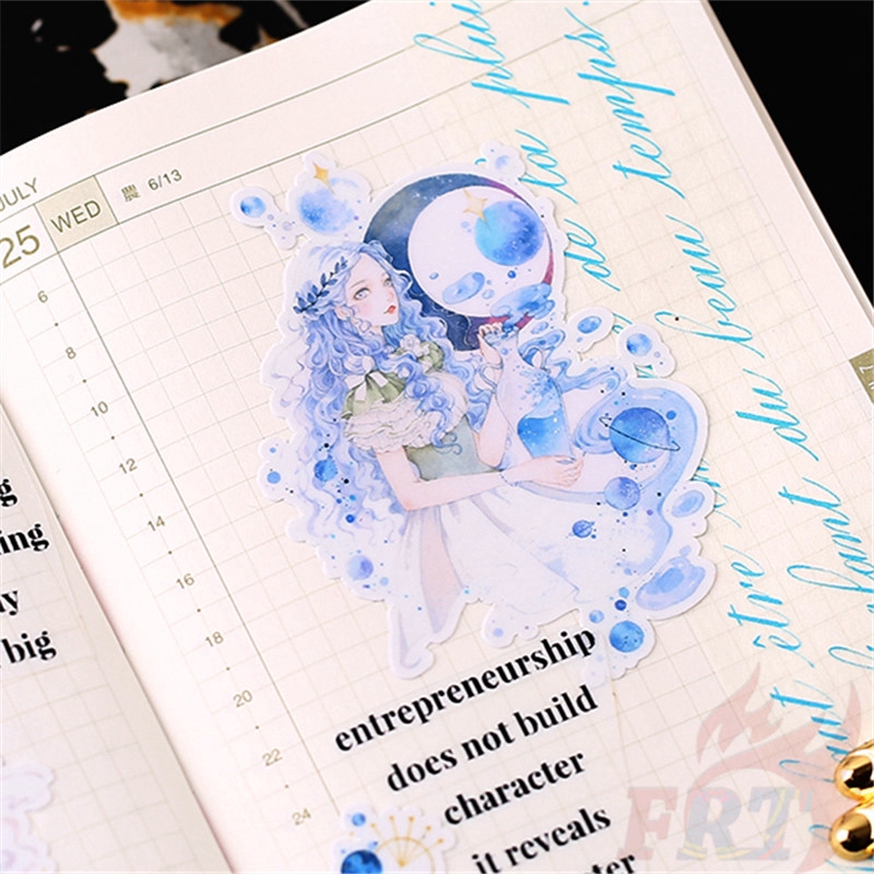 ❀ Constellation Girl Diary Stickers ❀ 15Pcs/set Album Scrapbooks Mixed DIY Decor Stickers