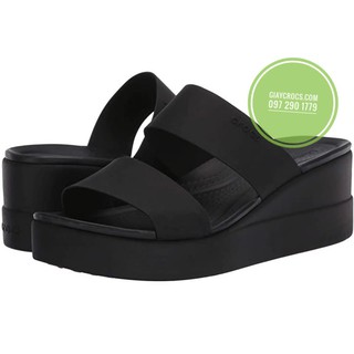 Sandal Nữ Brooklyn Mid Wedge W Màu Đen