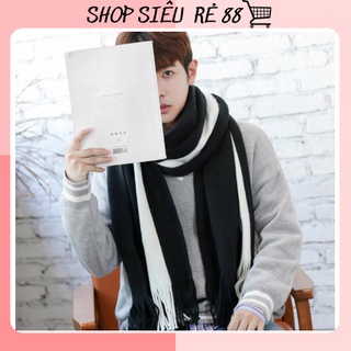 Khăn chất len dạ cashmere pha màu style hàn quốc dành cho cả nam và nữ