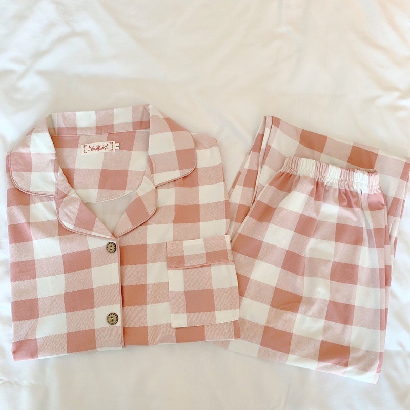 Pijama- Bộ Ngủ Nữ cotton áo dài quần dài DDCP01 | BigBuy360 - bigbuy360.vn