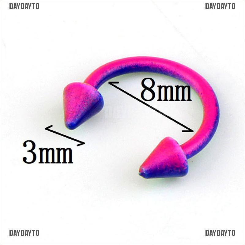 Set 10 Khuyên Mũi / Môi / Tai / Mũi Bằng Thép Không Gỉ