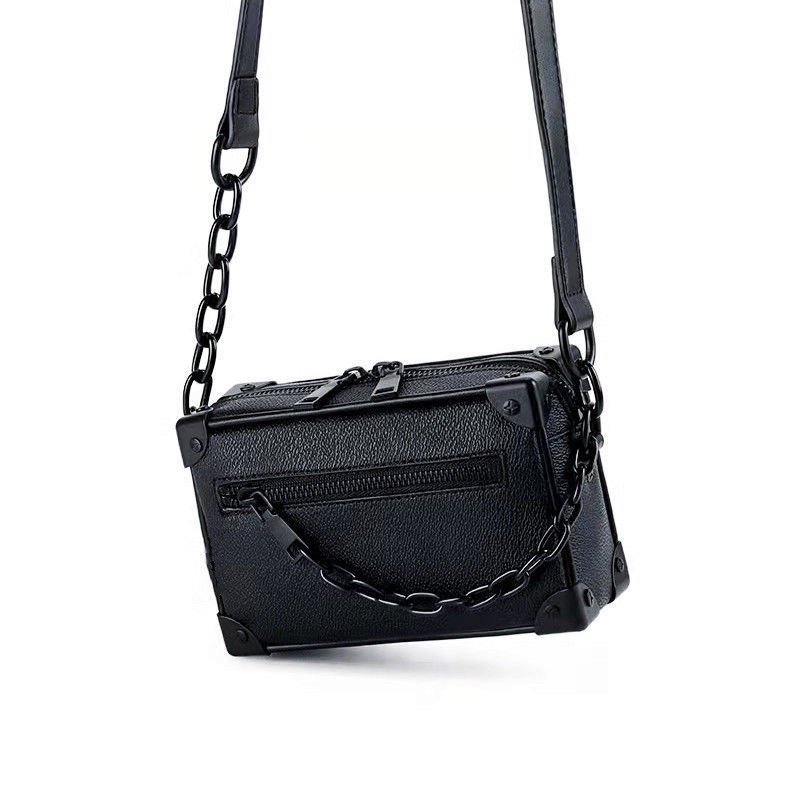 Túi hộp da dây xích