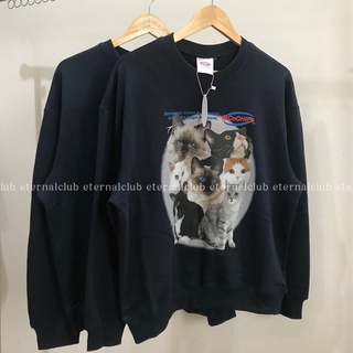 [HẾT HÀNG] Áo Sweater Cat Squad (Ảnh thật+ gift tặng kèm)