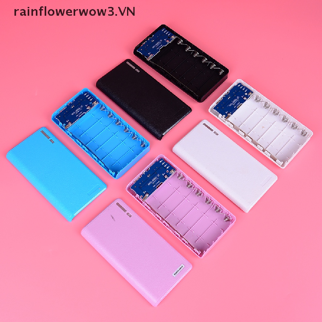 Pin Sạc Dự Phòng 20000mAh Hai Cổng usb 6 Pin 18650 Cho Điện Thoại